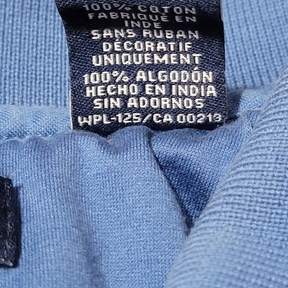 Vintage Chaps Golf Polo Shirt Adult XL Blue Diamond Pattern 1990's - Picture 10 of 12